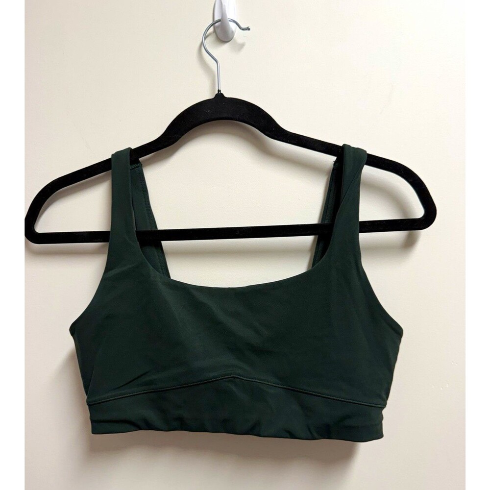 Vuori Yosemite Green Sports Bra S Wireless Medium Support Pullover Full Yoga